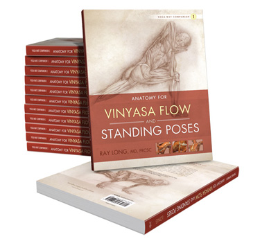 Look inside! Yoga Mat Companion 1 - Anatomy for Vinyasa Flow and Standing Poses